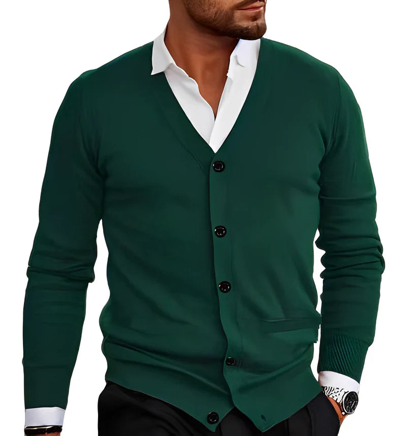 Lemann | Stilvolle und bequeme Herren-Freizeit Strickjacke 1