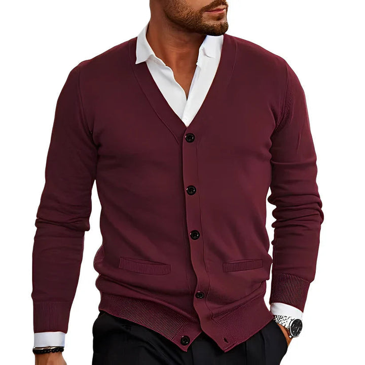 Lemann | Stilvolle und bequeme Herren-Freizeit Strickjacke 2