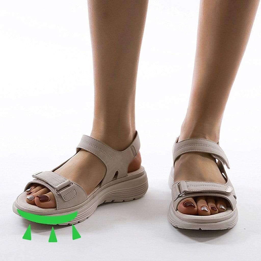 Lena | Bequeme orthopädische Sommer Sandalen mit verstellbarer Passform 1