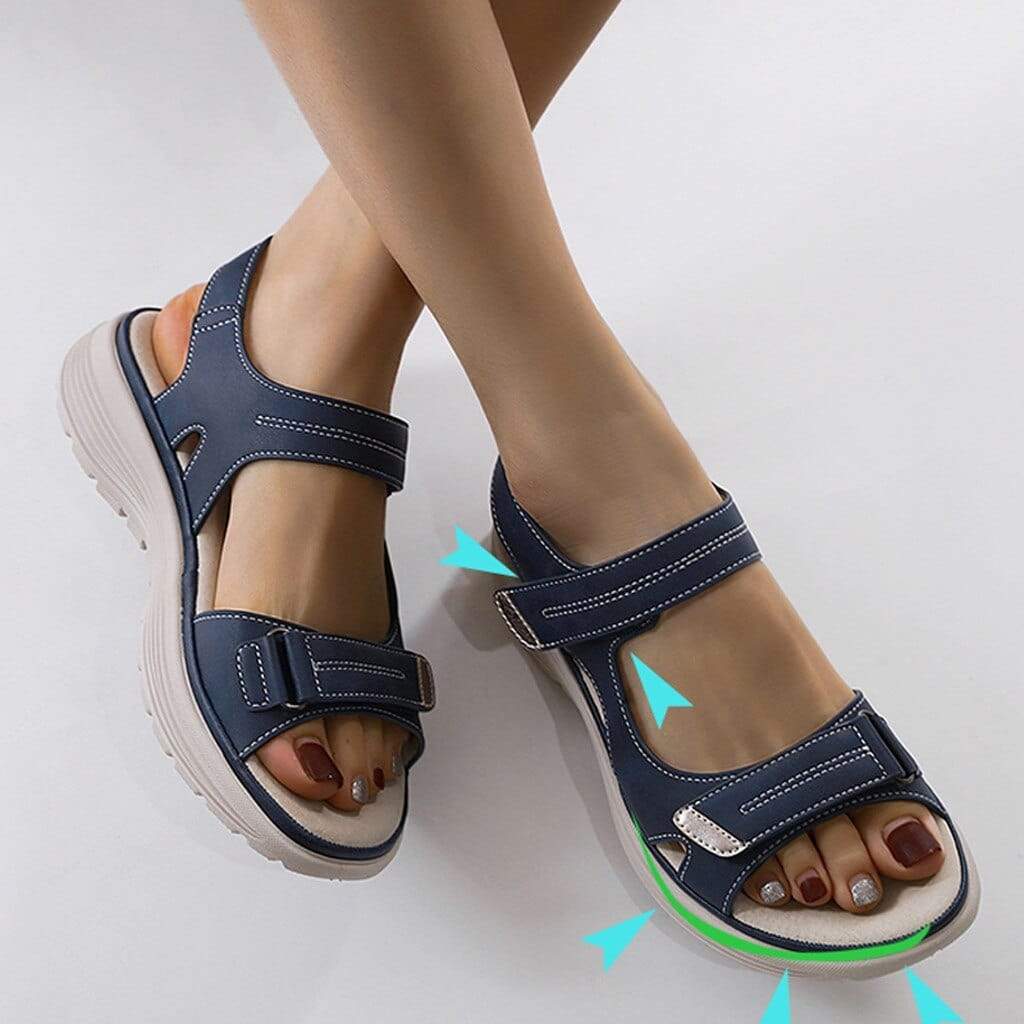 Lena | Bequeme orthopädische Sommer Sandalen mit verstellbarer Passform 2