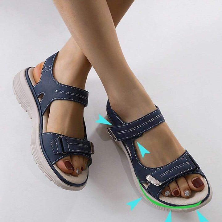 Lena | Bequeme orthopädische Sommer Sandalen mit verstellbarer Passform 2