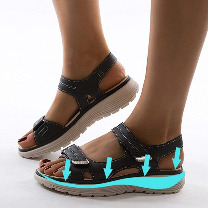 Lena | Bequeme orthopädische Sommer Sandalen mit verstellbarer Passform 4
