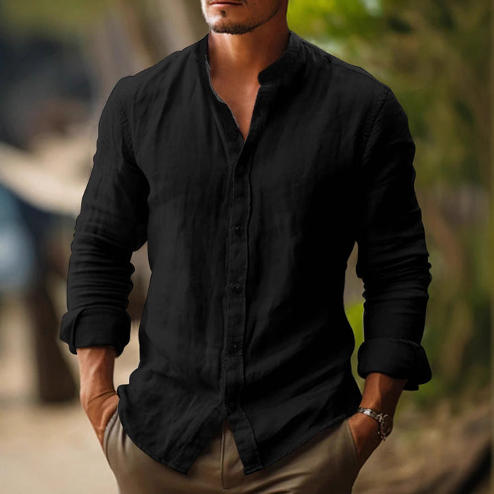 Leon | Leinenhemd Herren Sommer Atmungsaktiv Elegant Bequem Fit 2