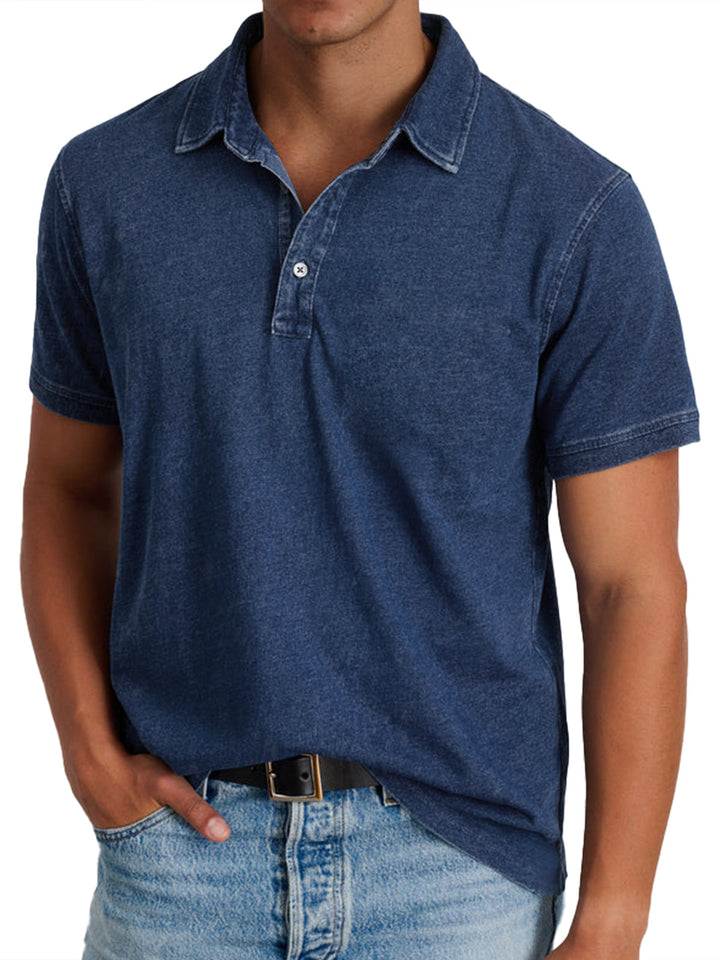 Leon | Poloshirt Herren Elegant Baumwolle Regular Fit Stylish 3