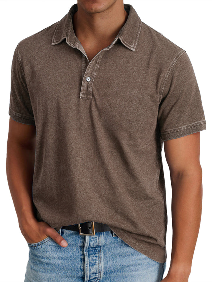 Leon | Poloshirt Herren Elegant Baumwolle Regular Fit Stylish 7