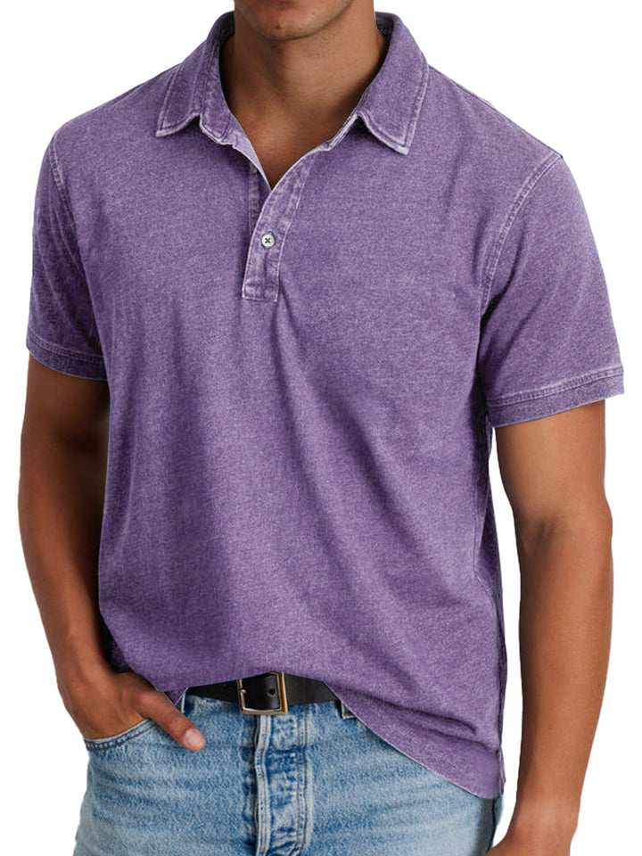 Leon | Poloshirt Herren Elegant Baumwolle Regular Fit Stylish 8