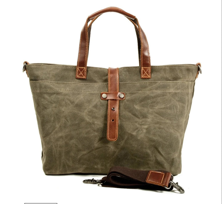 Levin | Robuste Canvas Tragetasche für Alltag und Reisen 6