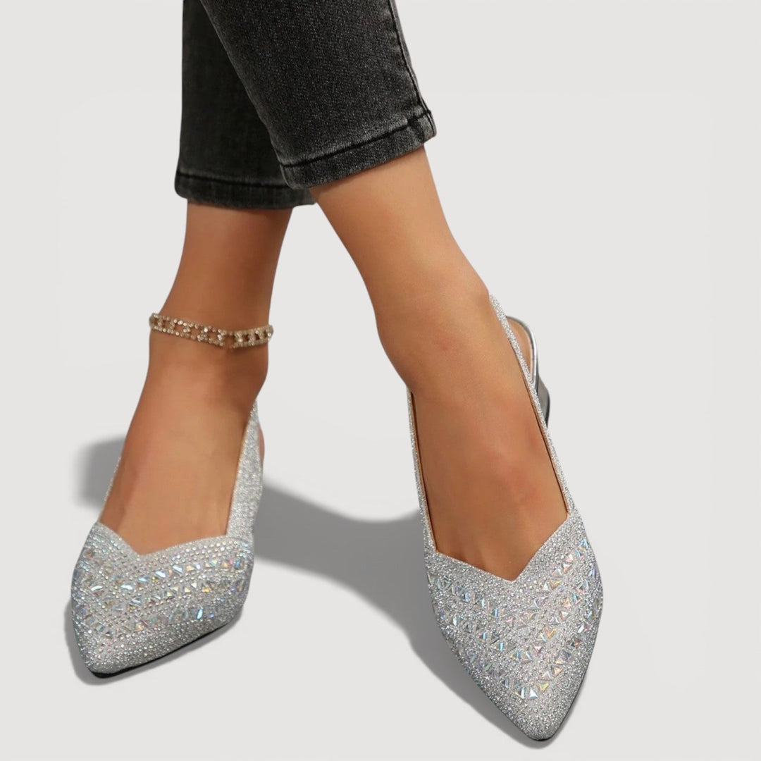 Lilia | Elegante, Glitzernde Slingback-Heels für Stilbewusste Frauen 7