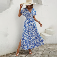 Karoline | Elegant and lightweight, flowing maxi dress