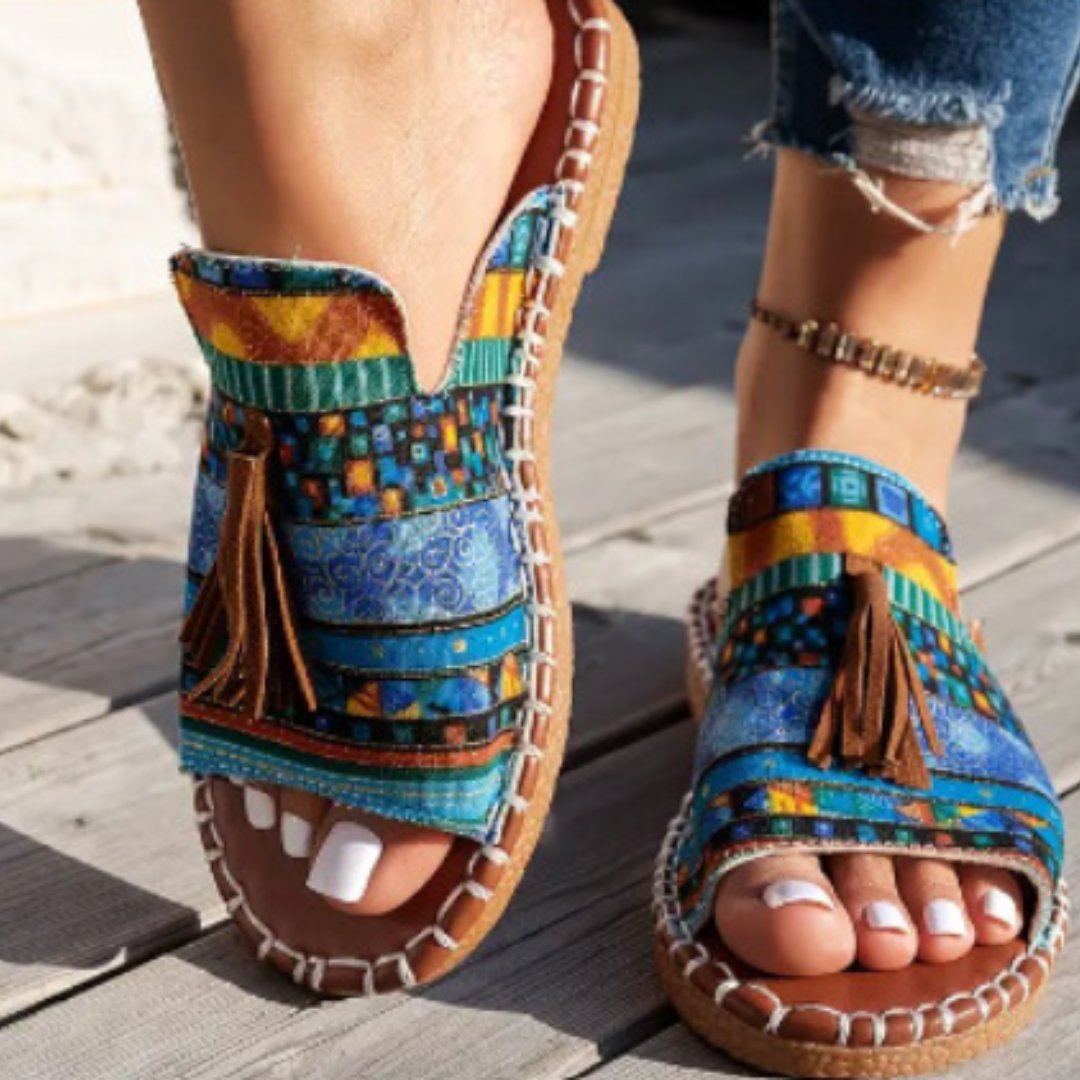 Liora | Bequeme Boho Sandalen Damen – Stilvoll, Offene Zehen für den Sommer 1