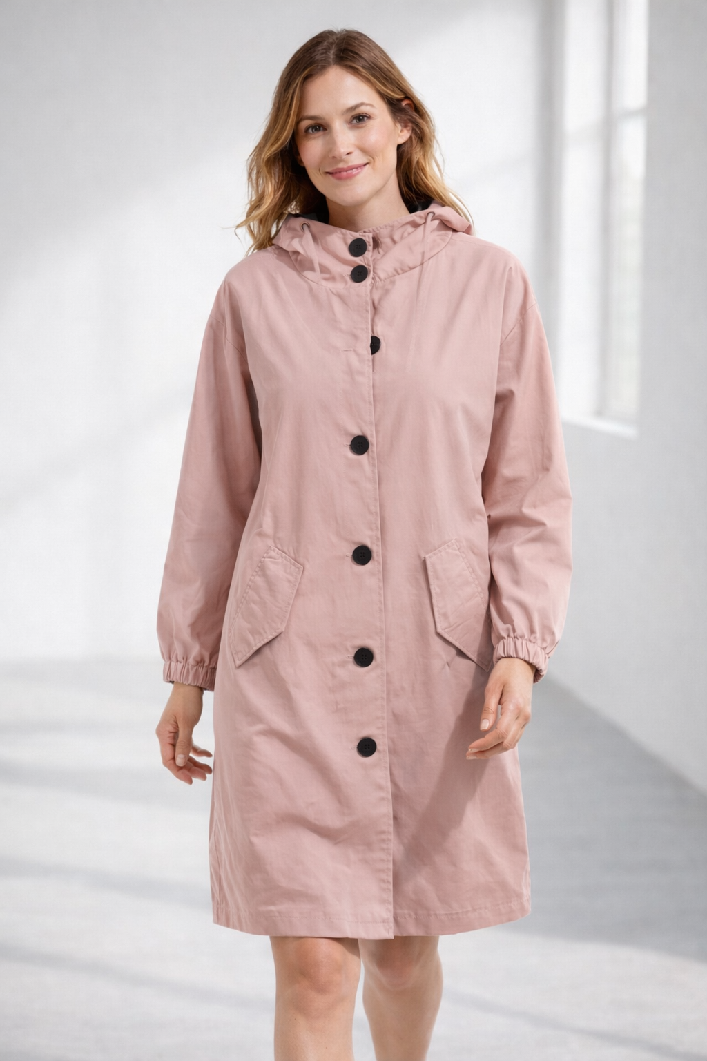 Liora | Bequemer und stylischer langer Kapuzenmantel 1