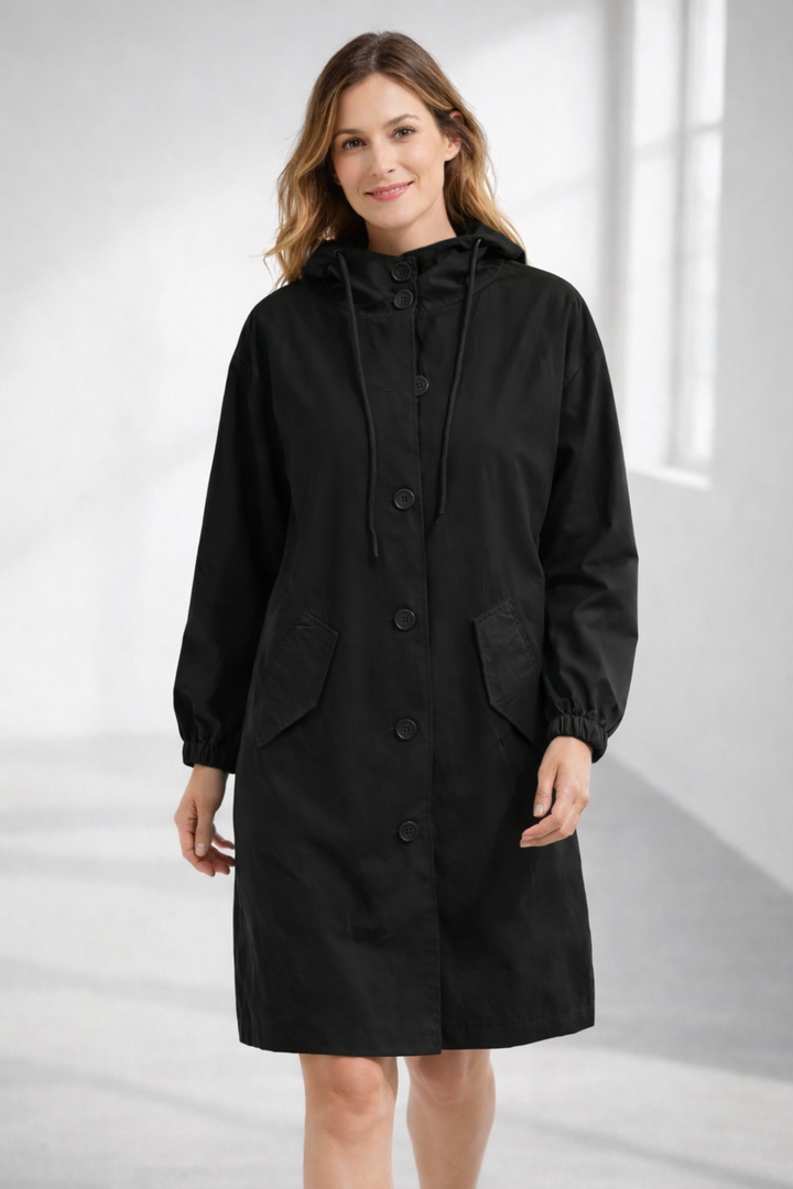 Liora | Bequemer und stylischer langer Kapuzenmantel 9