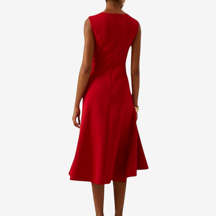 Liora | Elegantes Asymmetrisches Midikleid für Besondere Anlässe 1