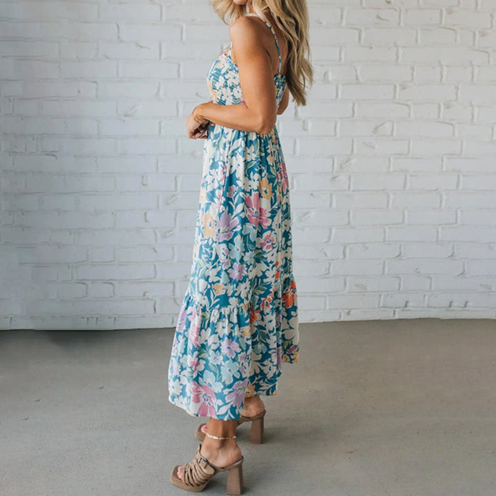 Liora | Elegantes Blumendruck Sommerkleid mit Verstellbaren Trägern 3