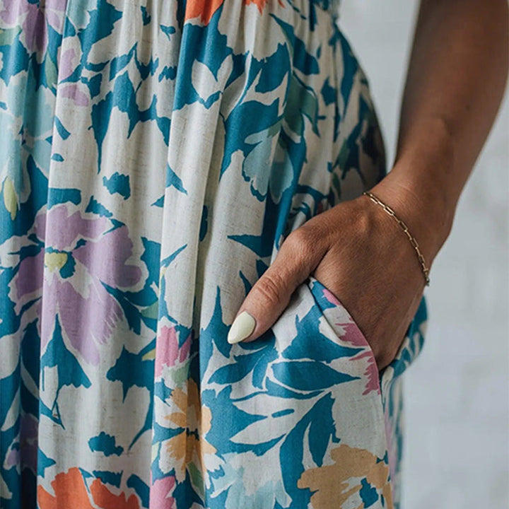 Liora | Elegantes Blumendruck Sommerkleid mit Verstellbaren Trägern 6