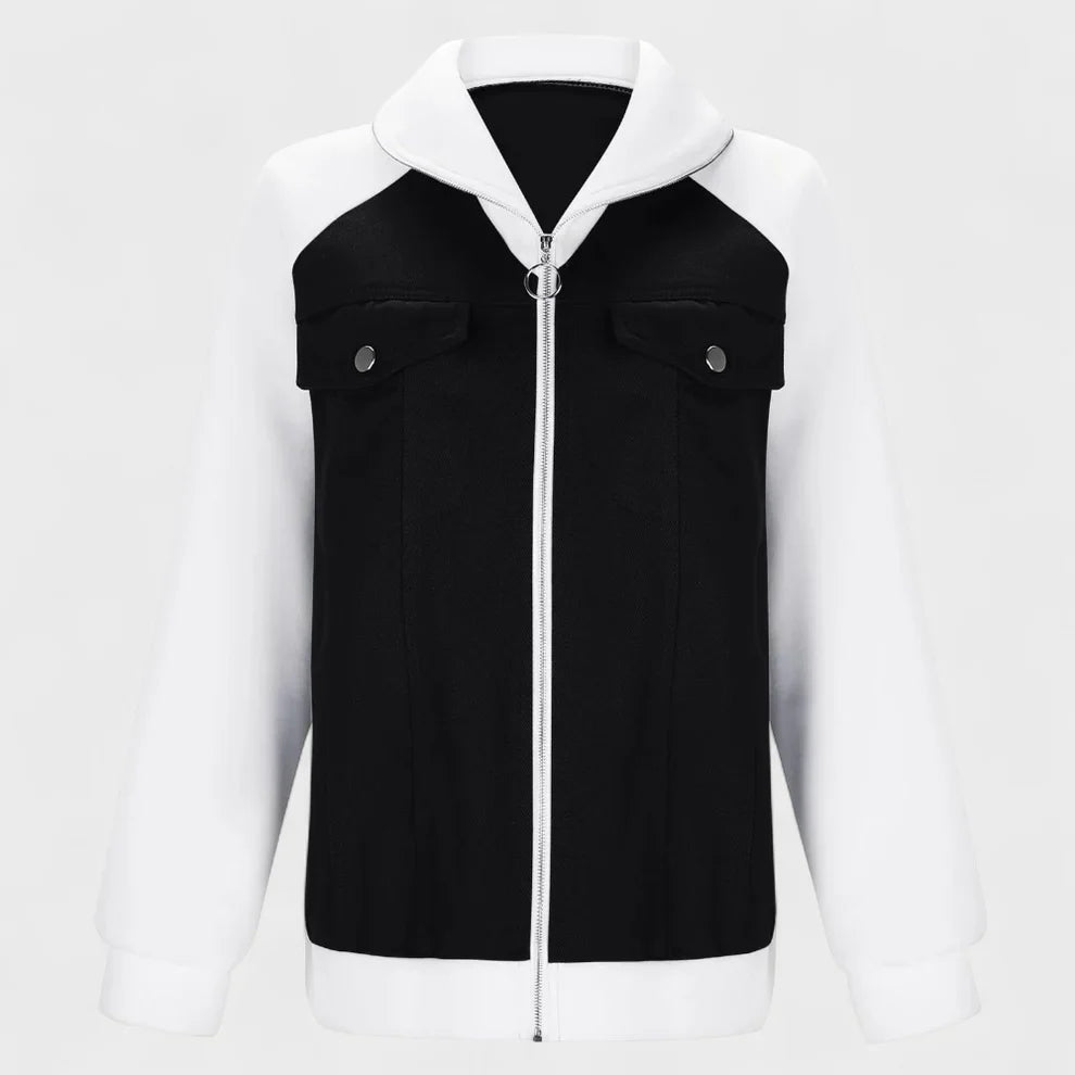 Liora | Warme Denim-Sherpa-Jacke für Damen 5