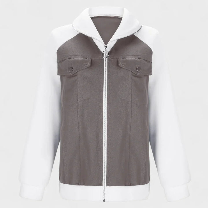 Liora | Warme Denim-Sherpa-Jacke für Damen 7