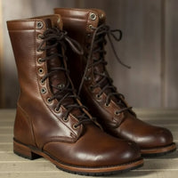 Amara | Elegant Lace-Up Boots with Timeless Urban Sophistication