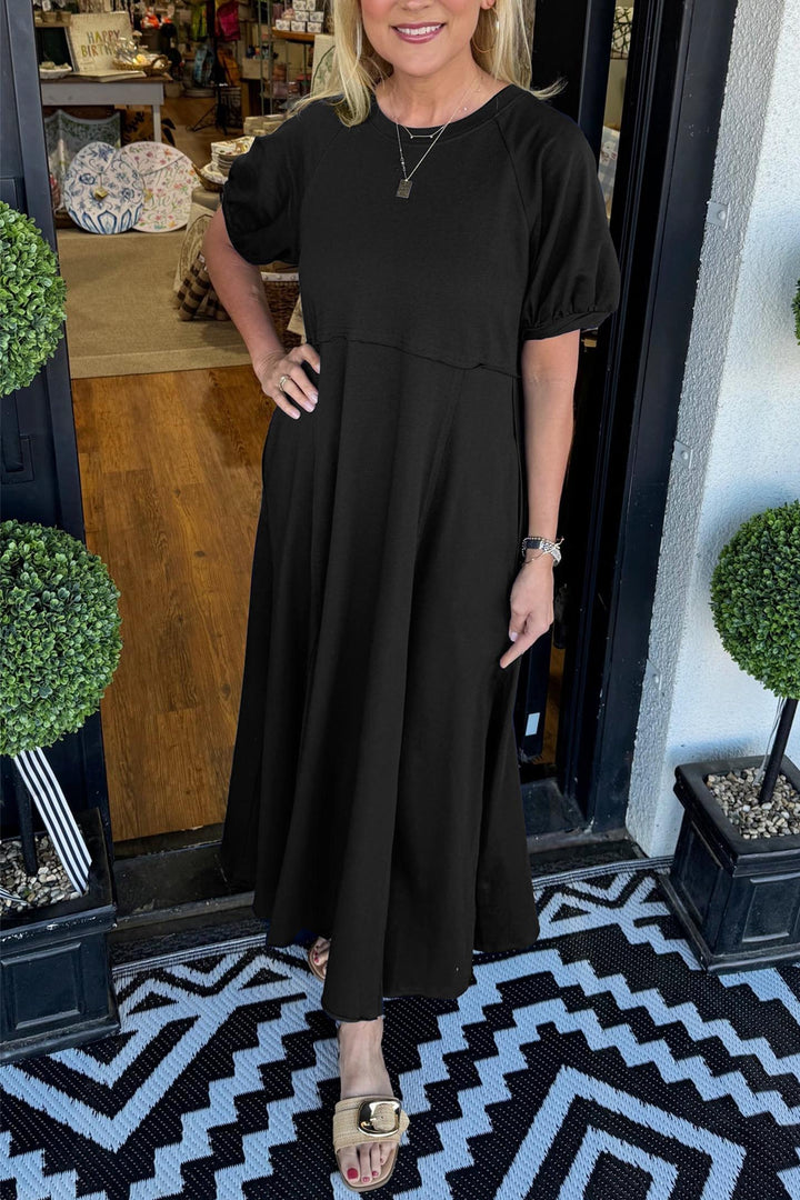 Livia Belle | Elegantes Maxikleid mit Puffärmeln 2