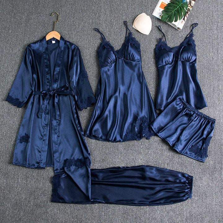 Livia Belleza | Elegantes Spitzen-Pyjama-Set für Damen 0