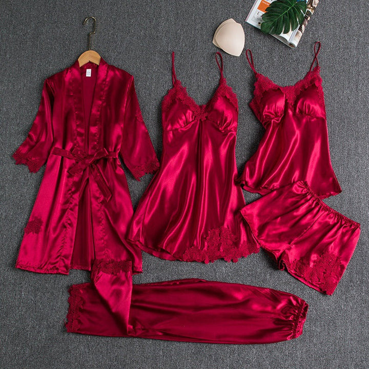 Livia Belleza | Elegantes Spitzen-Pyjama-Set für Damen 1
