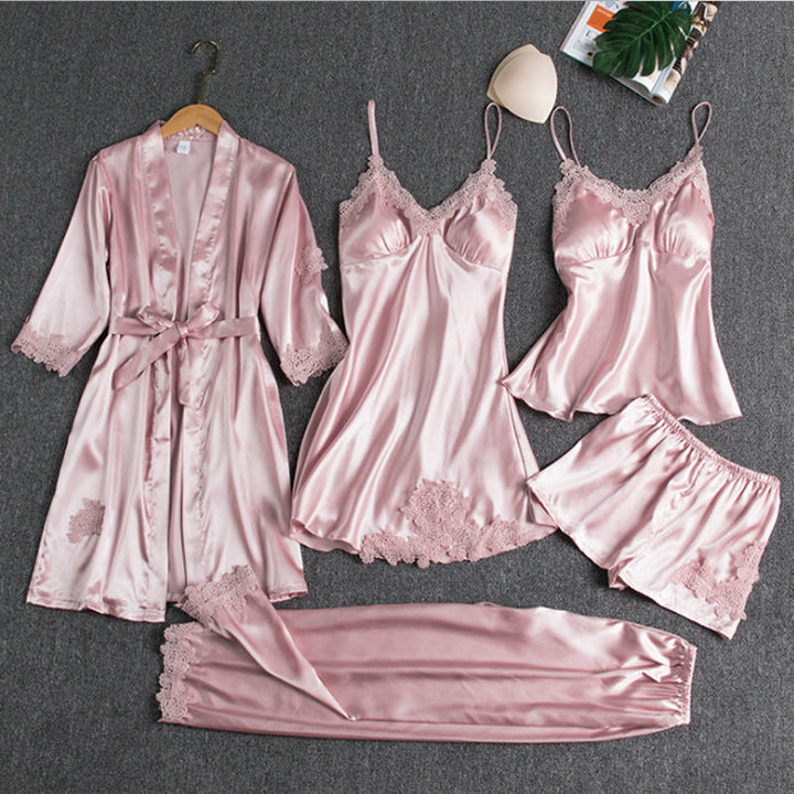Livia Belleza | Elegantes Spitzen-Pyjama-Set für Damen 2