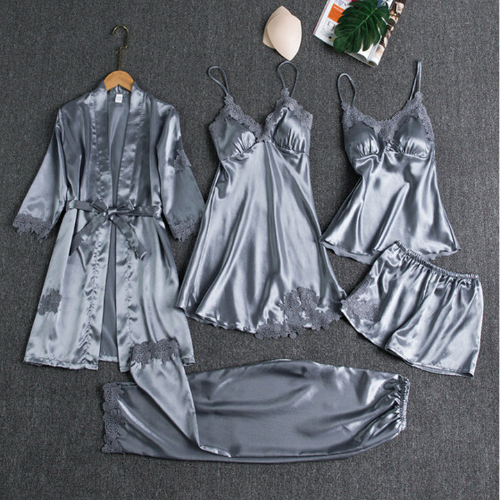Livia Belleza | Elegantes Spitzen-Pyjama-Set für Damen 4