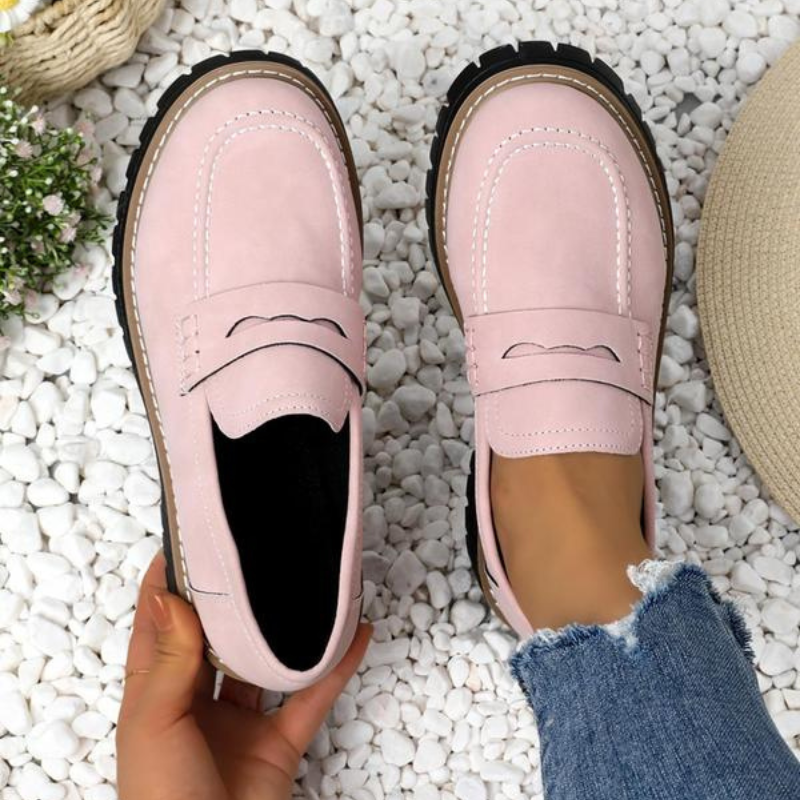 Livia | Bequeme, Modische Damen Loafer mit Chunky Plateau-Sohle 1