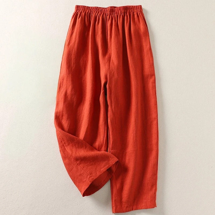 Livia | Elegante Weite Damen-Hose mit Hoher Taille 0