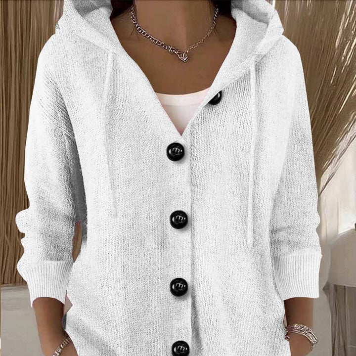 Livia | Eleganter Langarm Damen Cardigan mit Offener Silhouette 0