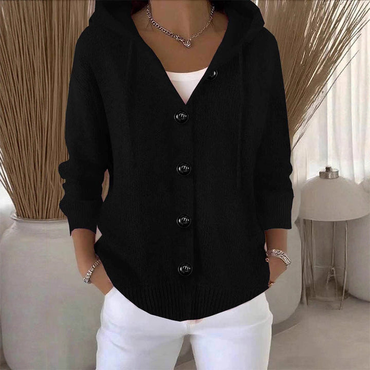 Livia | Eleganter Langarm Damen Cardigan mit Offener Silhouette 3