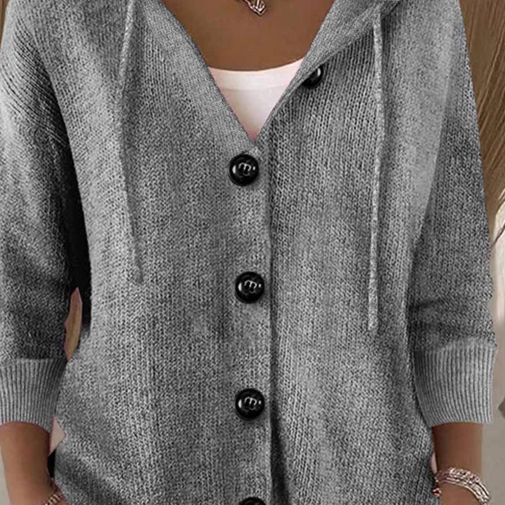 Livia | Eleganter Langarm Damen Cardigan mit Offener Silhouette 4