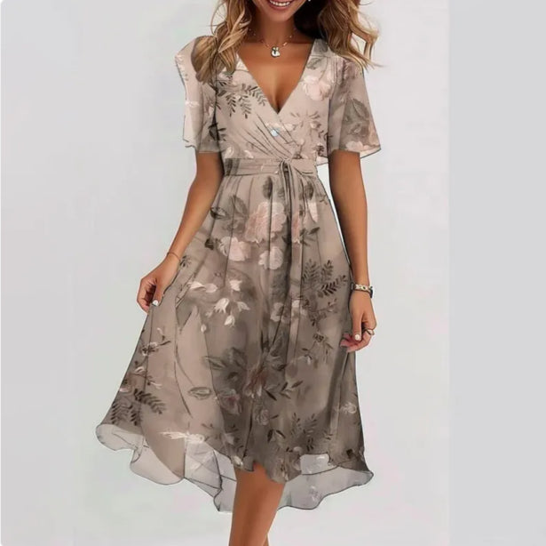 Livia | Elegantes Sommerkleid mit V-Ausschnitt 7