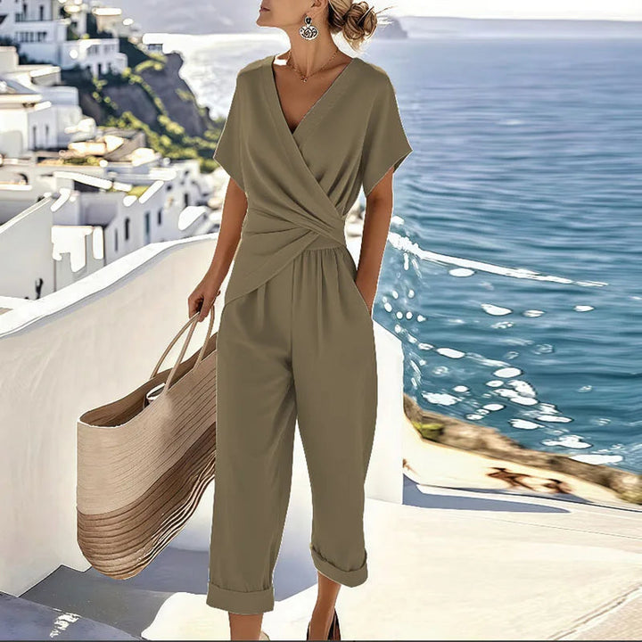 Livia | Elegantes Wickeloberteil Zweiteiler-Set für Damen 2