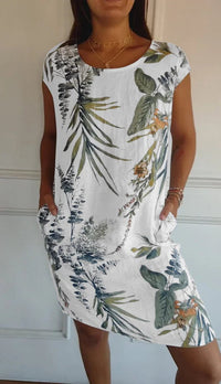 Arvento | Lightweight summer dress with botanical print
