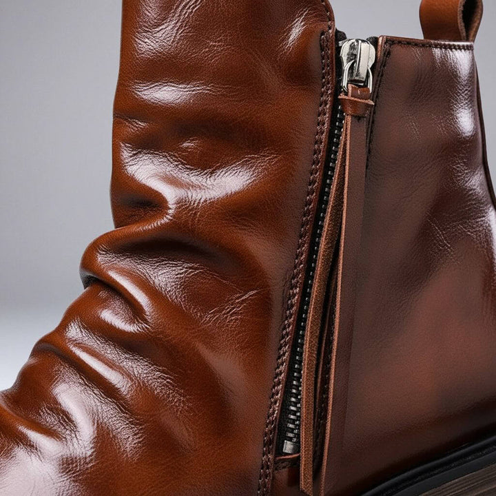 Lorenzo | Zeitlose und elegante Italienischem Leder Stiefel 4