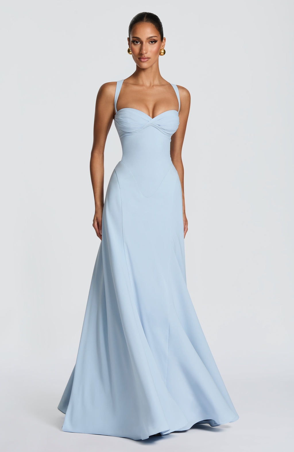 Loretta | Maxikleid Sommer Elegant A-Linie Herz-Ausschnitt Feminin 4