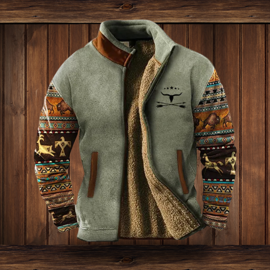 Luca | Elegante 3D-Print Herrenjacke im Regular Fit 9