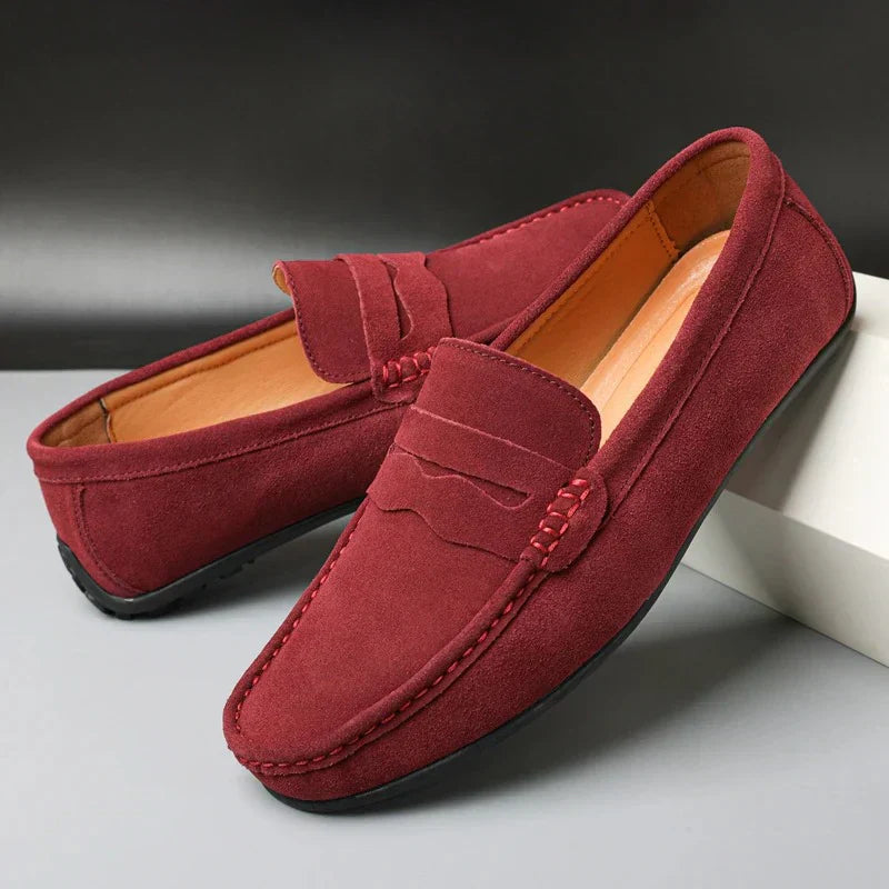 Luca | Elegante Wildleder Herren Loafer mit Gepolstertem Futter 1