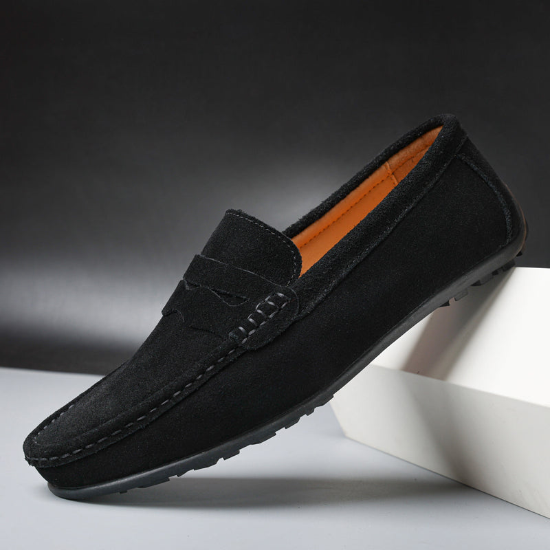 Luca | Elegante Wildleder Herren Loafer mit Gepolstertem Futter 10