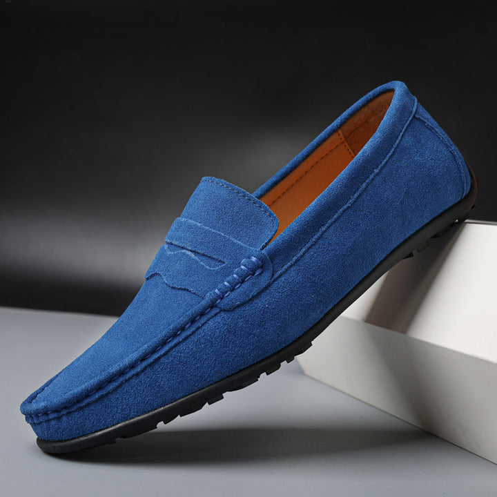 Luca | Elegante Wildleder Herren Loafer mit Gepolstertem Futter 6