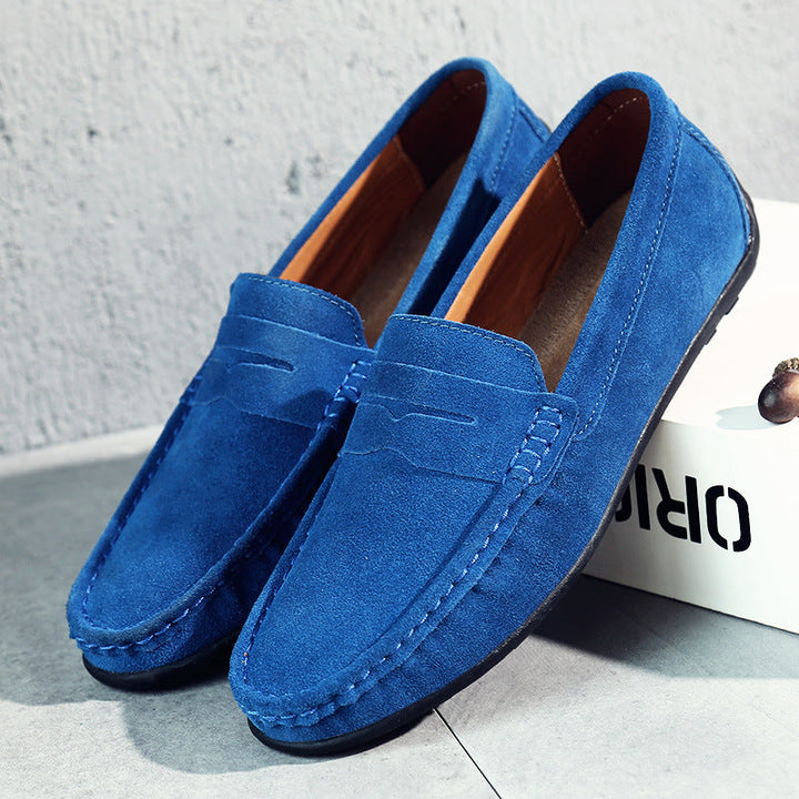 Luca | Elegante Wildleder Herren Loafer mit Gepolstertem Futter 7