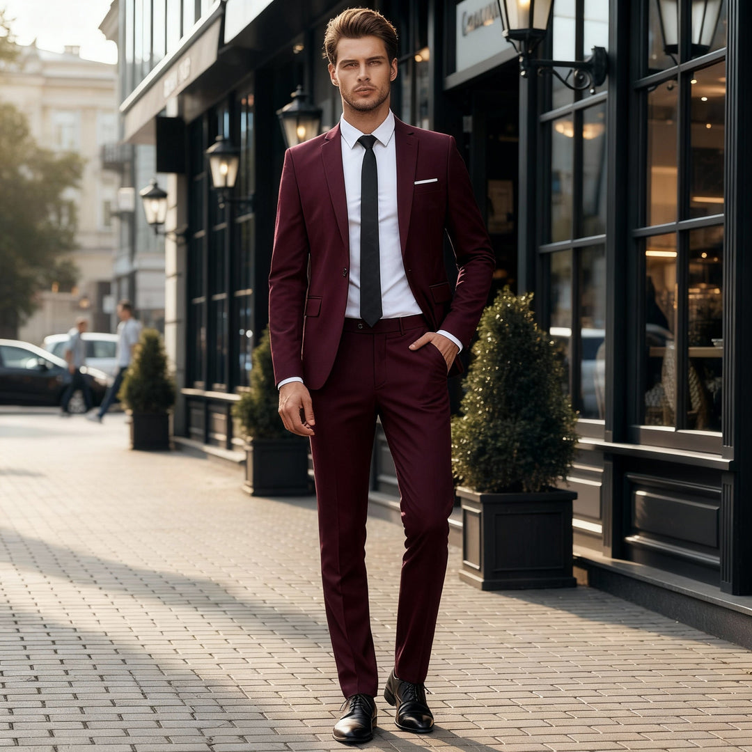 Luca | Eleganter Slim-Fit Herrenanzug Set 5