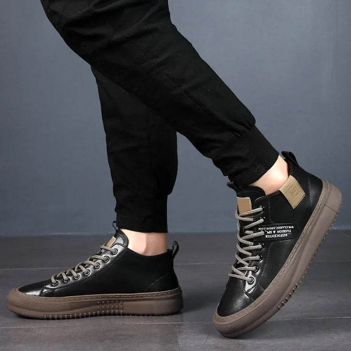 Luca | Hochwertige, Bequeme & Stilvolle Herren-Leder-Sneaker 4