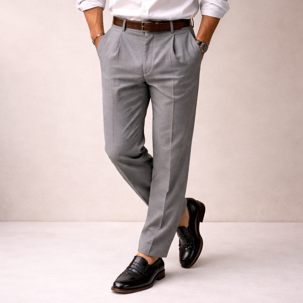 Lucas | Elegante und atmungsaktive Nadelstreifenhose 0