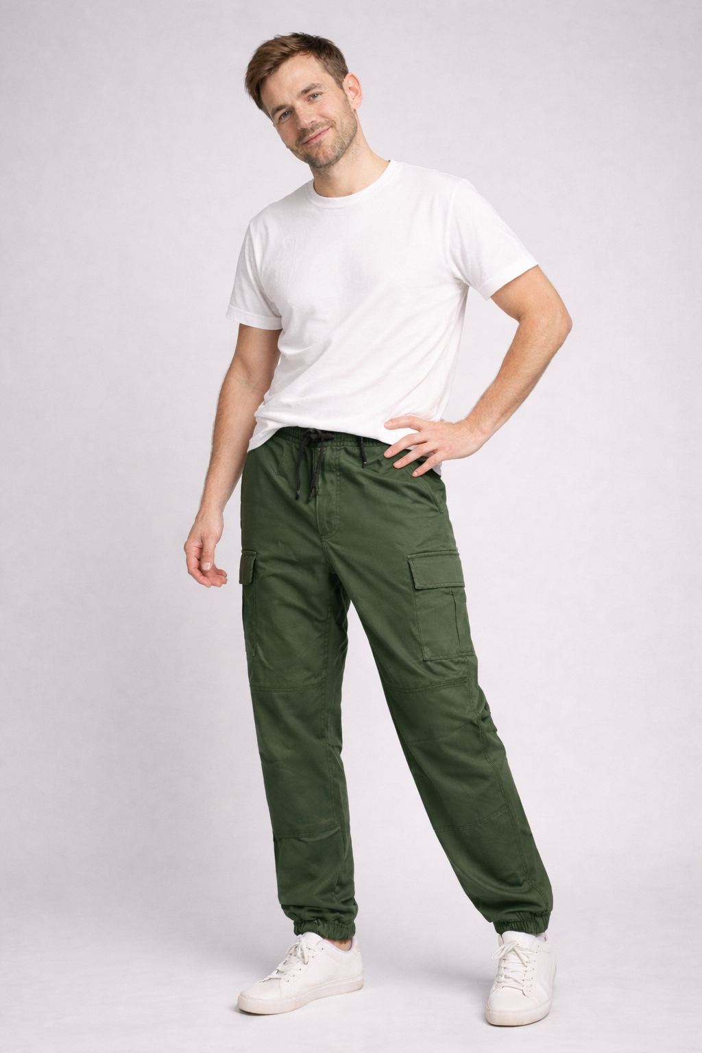 Lukas | Cargohose Männer Modern Cropped Leichtgewicht Relaxed Fit 2