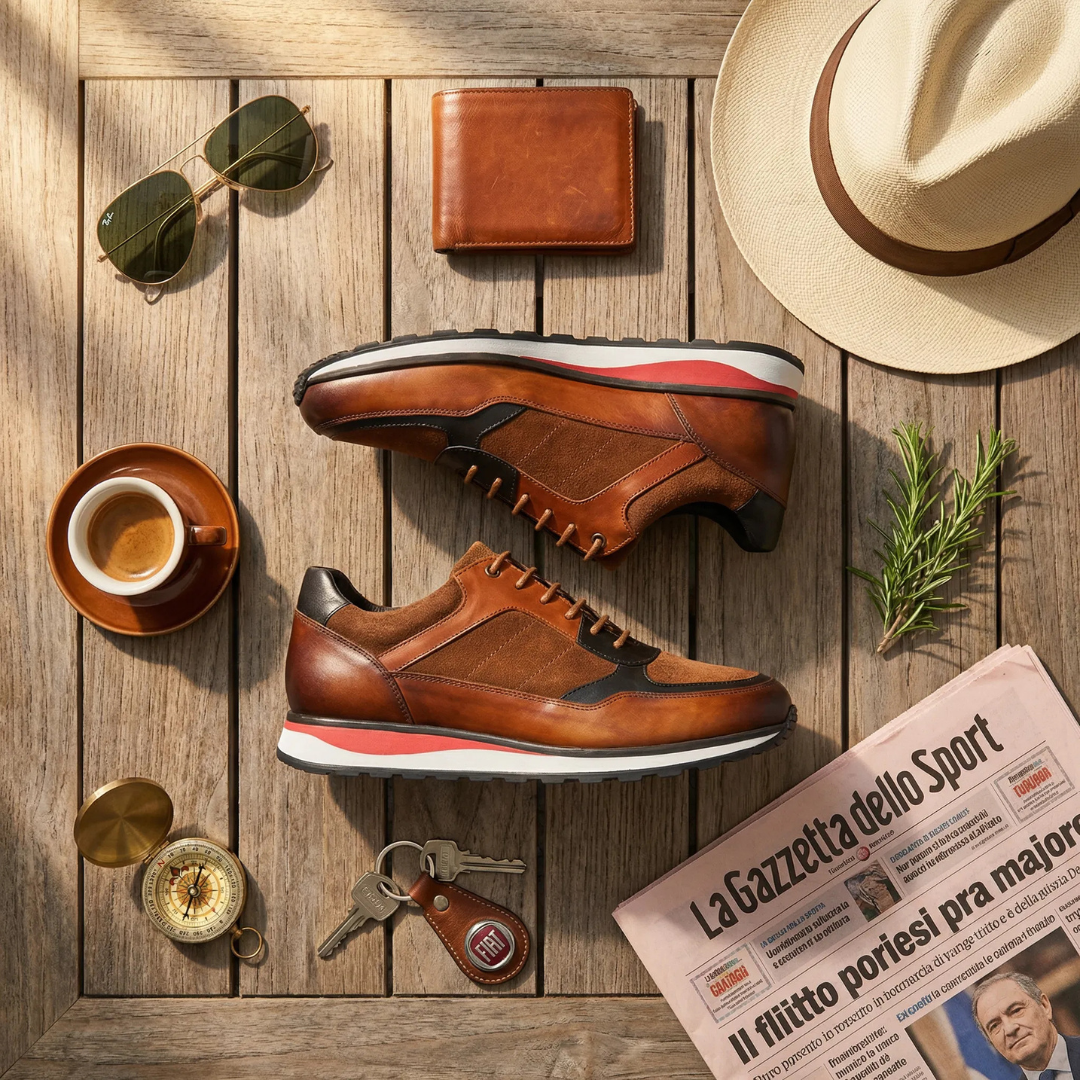 Lukas | Sneaker Herren Leder Elegant Sportlich Hochwertig 5
