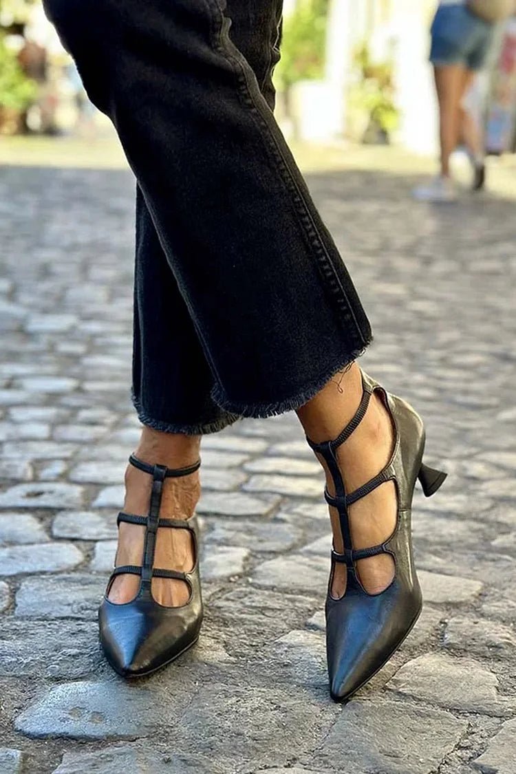 Luna | Elegante, Bequeme Damen-Pumps mit Niedrigem Blockabsatz 0