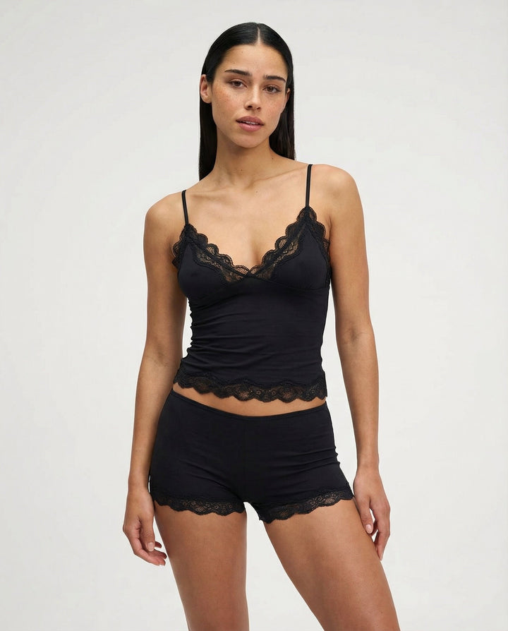 Luna | Elegantes Damen Lounge-Set mit Spitzenbesatz 0