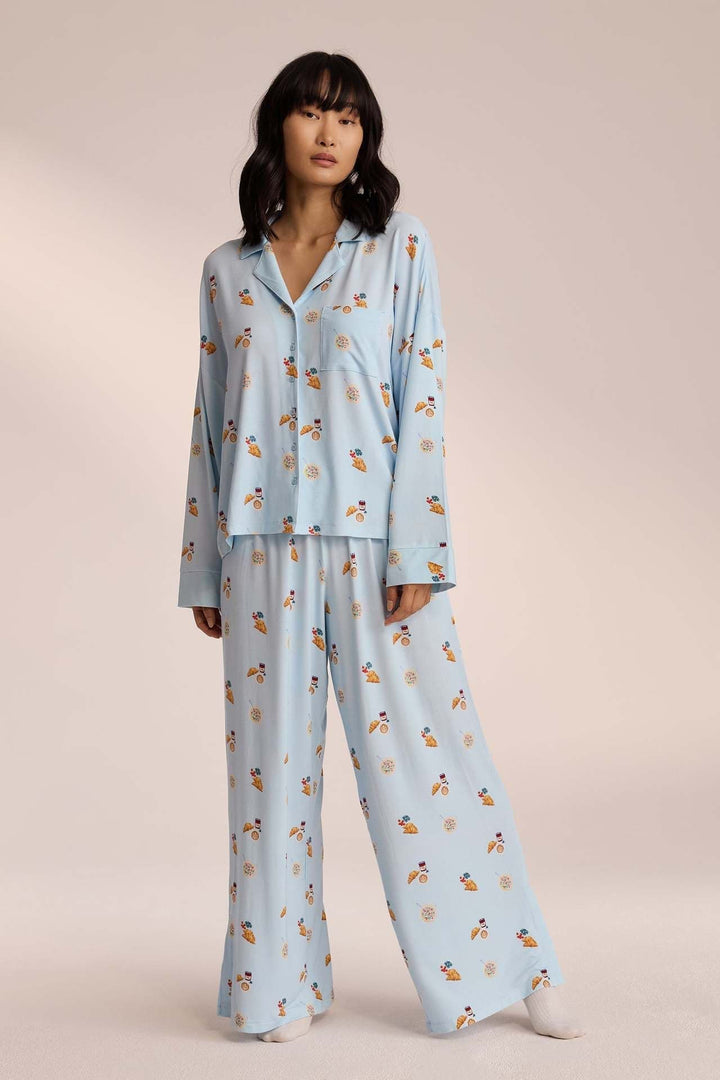 Luna | Gemütliches Entspanntes Damen-Pyjama-Set 5